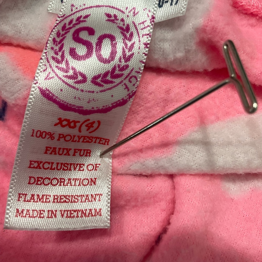 🌱Girl’s Soft Thin Fleece Pants, Size 4 - Picture 5 of 5